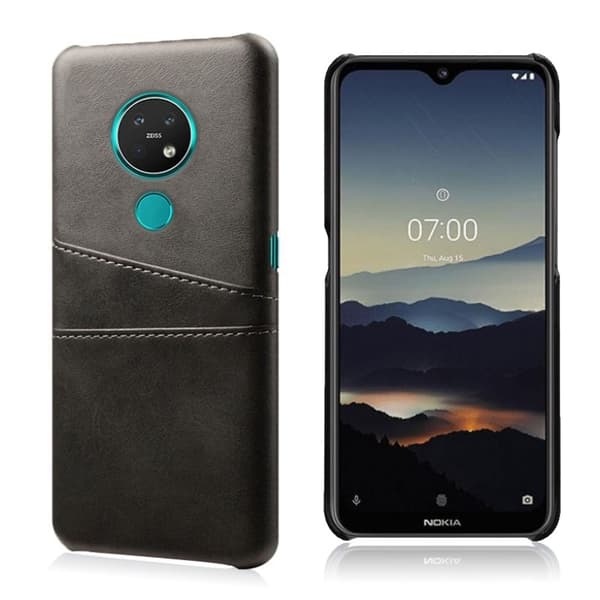 Dual Card etui - Nokia 7.2 / 6.2 - Sort Black