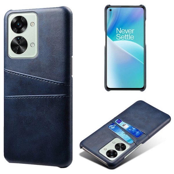 OnePlus Nord 2T skal med korthållare - Blå Blå