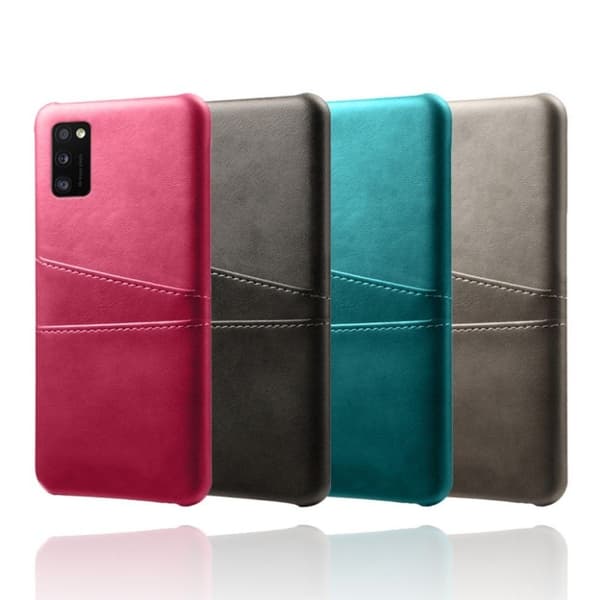 Dual Card Cover - Samsung Galaxy A41 - Rose Pink