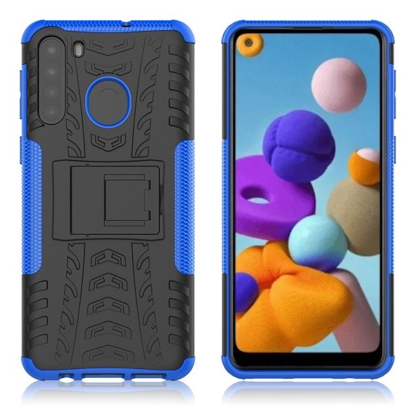 Offroad kuoret - Samsung Galaxy A21 - Sininen Blue