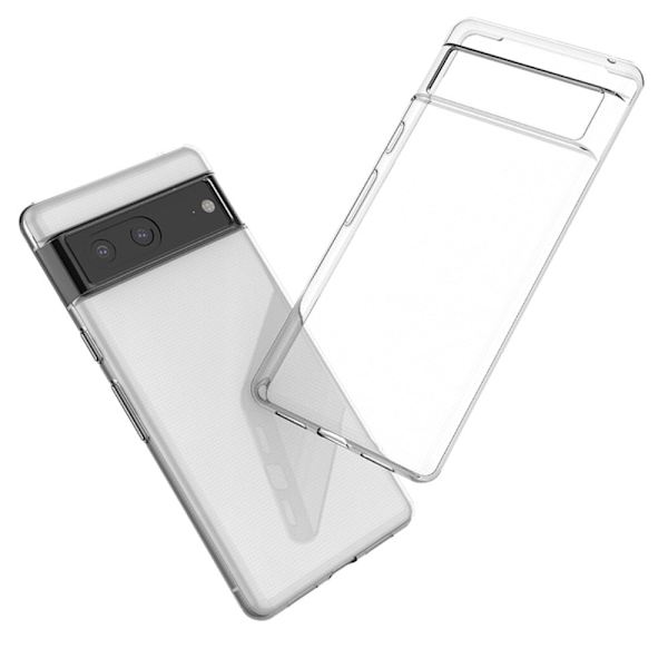 Ultratynt, gjennomsiktig etui til Google Pixel 7 Transparent