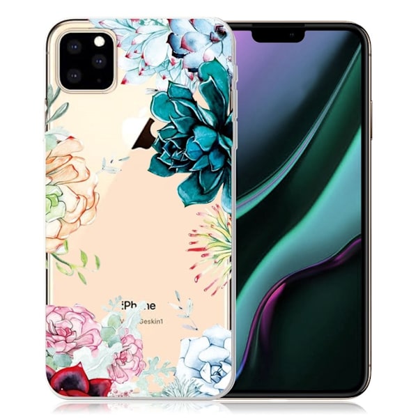 Deco iPhone 11 Pro Max deksel - Flere blomster Multicolor