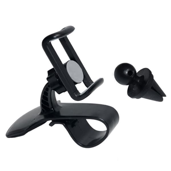 Universal telefonholder til bilens instrumentbræt HUD clip Black