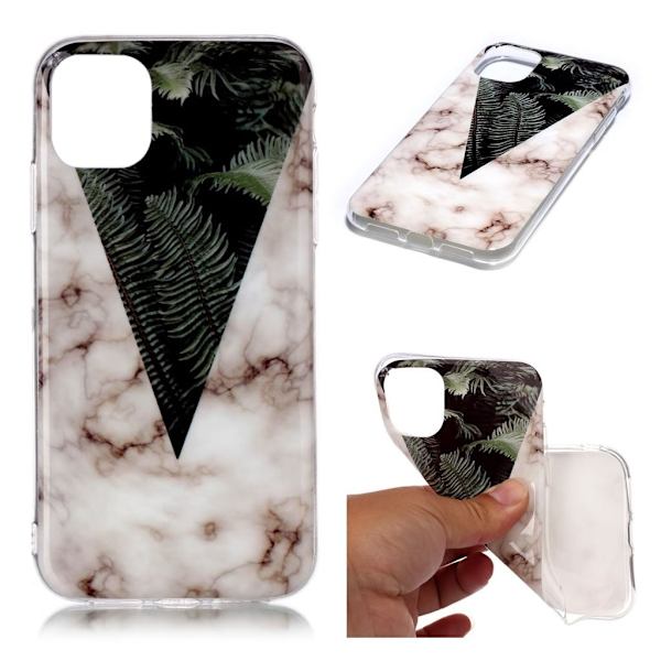Marble design iPhone 11 Pro cover - Marmor Med Bladmønster Multicolor