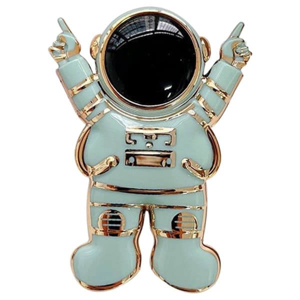Universellt galvaniserat telefonfäste med tecknad astronaut - Grön Grön