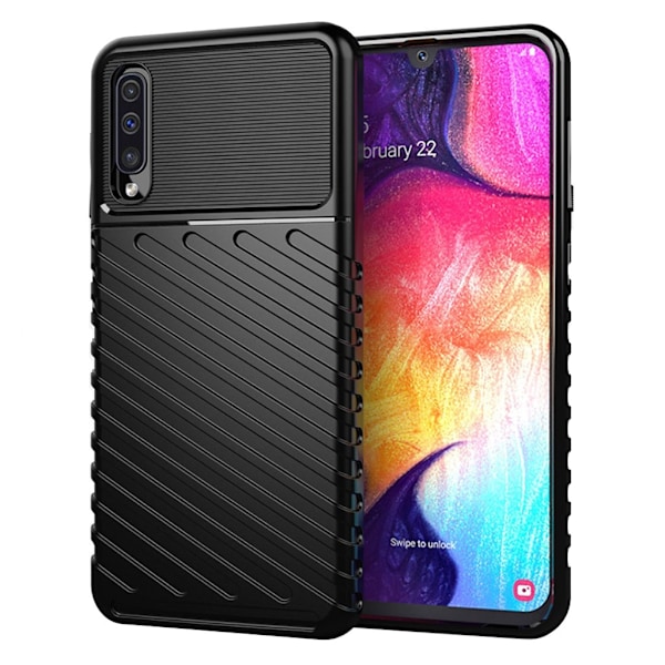 Thunder Samsung Galaxy A50 cover – Sort Black