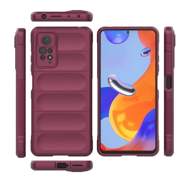 Blødt grebsformet cover til Xiaomi Redmi Note 11 Pro 5G / Xiaomi Redmi Note 11 Pro - Rød Red
