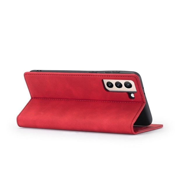 Lc.imeeke Samsung Galaxy S21 FE Flip Case - punainen Red