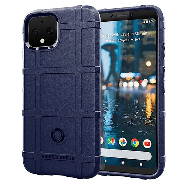 Rugged Shield Google Pixel 4 deksel - Blå Blue