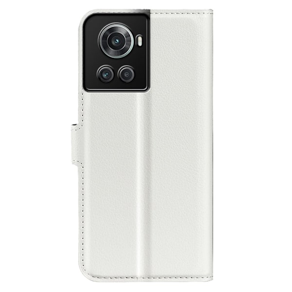 Classic OnePlus 10R / OnePlus Ace flip etui - Hvit White