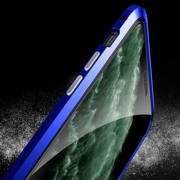 Luphie Sword iPhone 11 Pro Alu-Bumper + Glass - Blue Blå