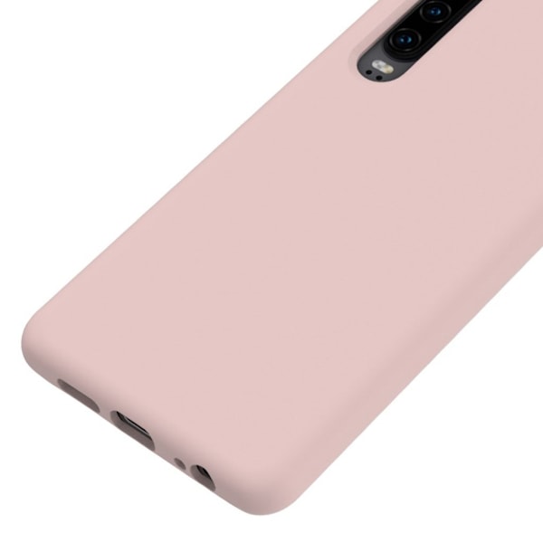 Huawei P30 enkelt silikonskal - Rosa Rosa