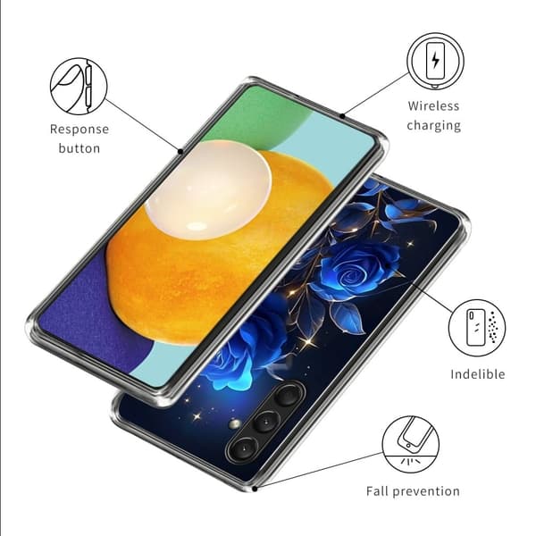 Vibe Samsung Galaxy A16 deksel - Blå Rose Blue