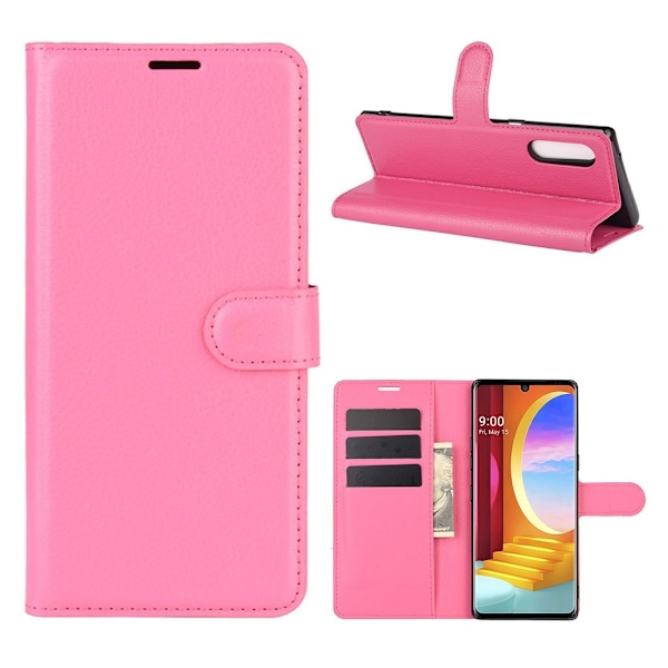Classic LG Velvet fodral - Rosa Rosa