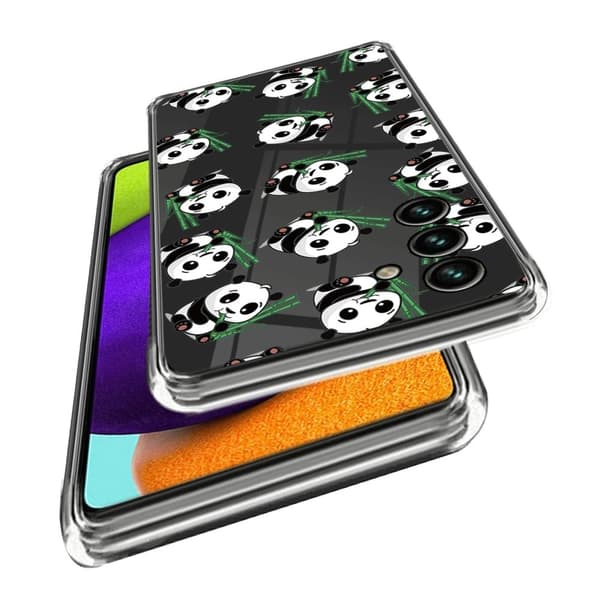 Deco Samsung Galaxy S23 FE kotelot - Pingviini White