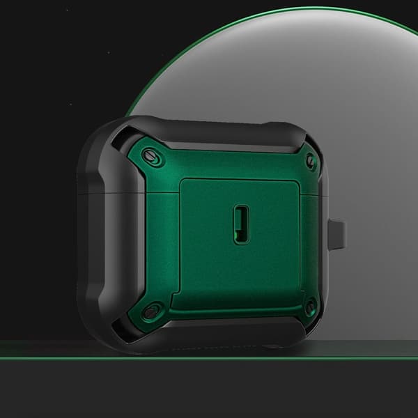 AirPods 3 dobbeltfarvet cover - Sort / Gul Yellow