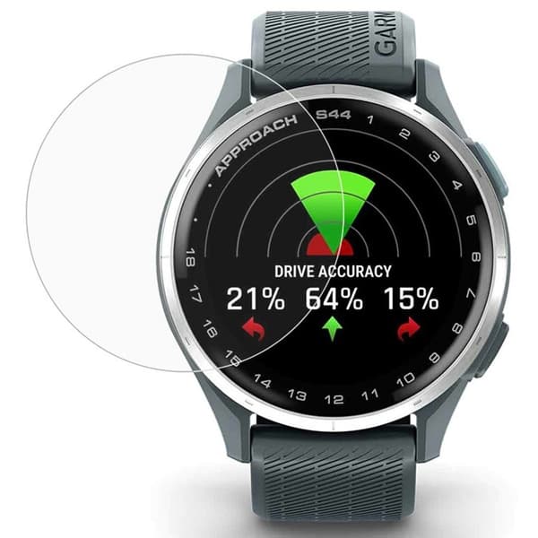 Garmin Approach S44 näytönsuoja 0,3mm karkaistu lasi kellon kalvo Transparent