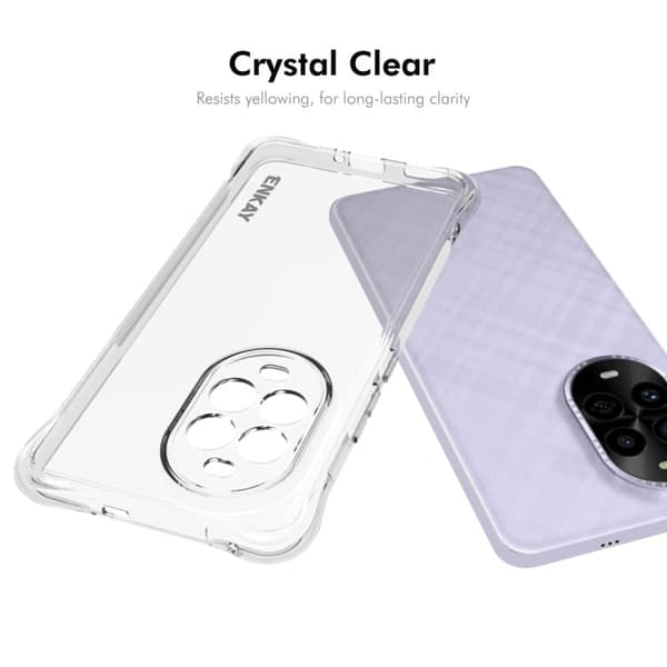 ENKAY klart fallsikkert etui for Huawei nova 13 Pro Transparent