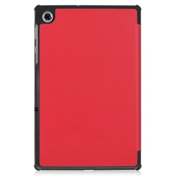 Lenovo Tab M10 FHD Plus durable tri-fold leather case - Red Röd