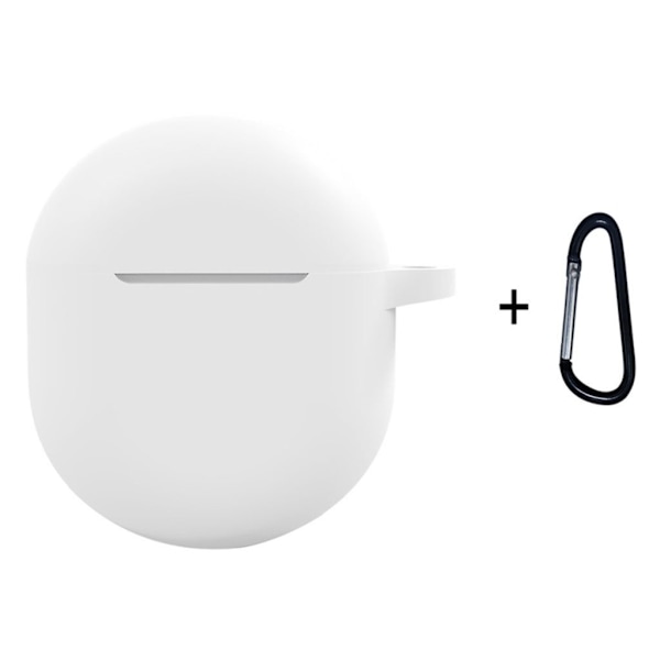 OnePlus Buds slitesterkt silikonetui - Hvit White
