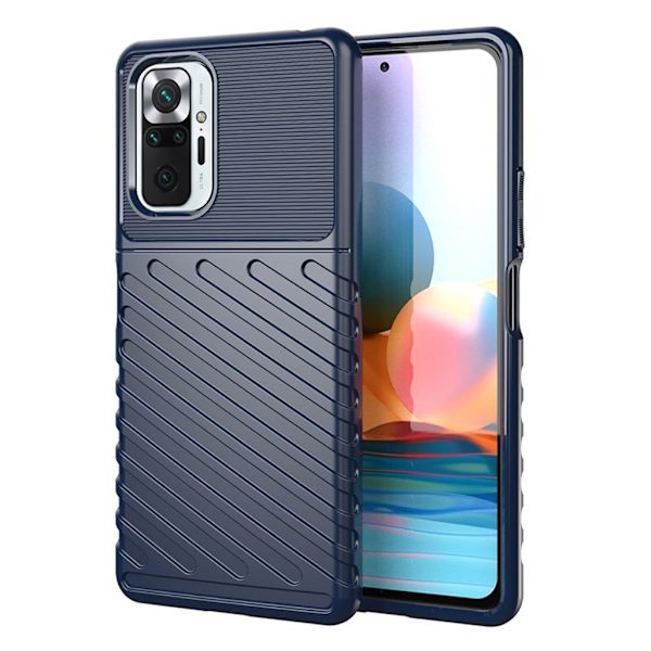 Thunder Xiaomi Redmi Note 10 Pro / Xiaomi Redmi Note 10 Pro Max kotelot - Sininen Blue
