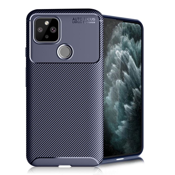 Carbon Shield Google Pixel 5 case - Blue