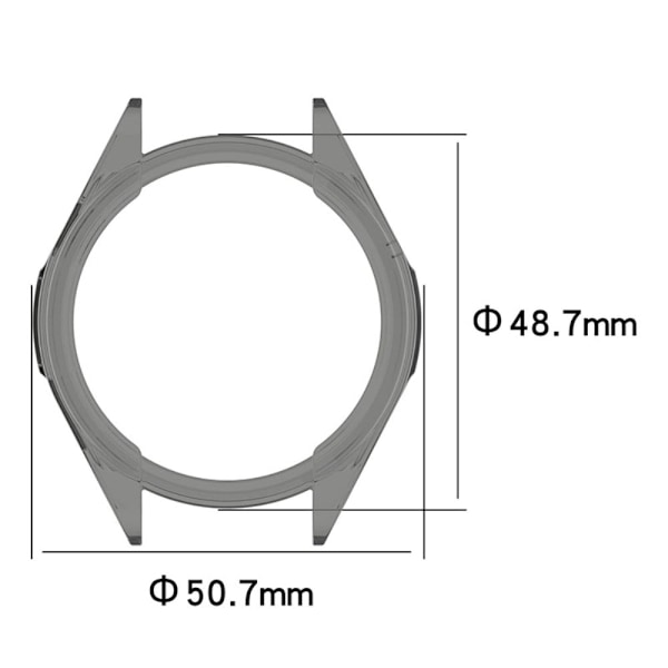 Huawei Watch GT Runner genomskinligt skydd - Transparent Transparent