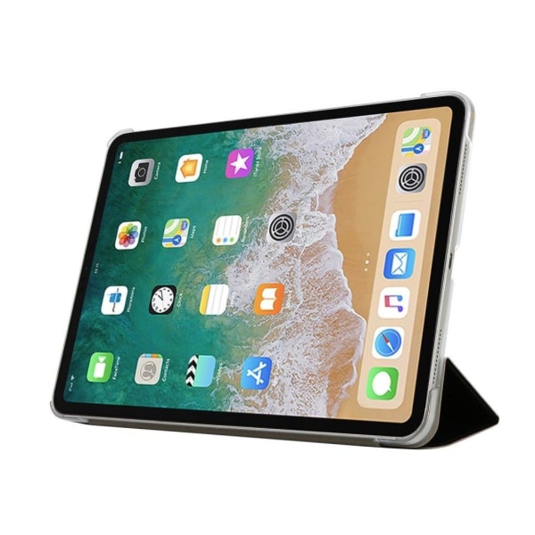 iPad Pro 11 tums (2018) trefaldigt läderfodral i läder - Svart eda7 | 1 |  Fyndiq