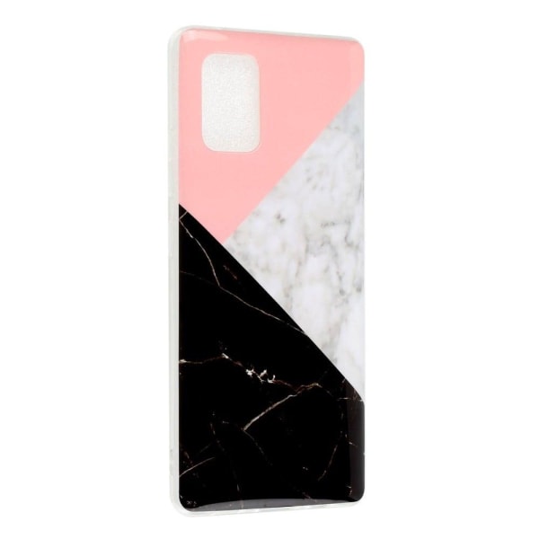 Marble design Samsung Galaxy A03s cover - Splejsning I Tre Farver Multicolor