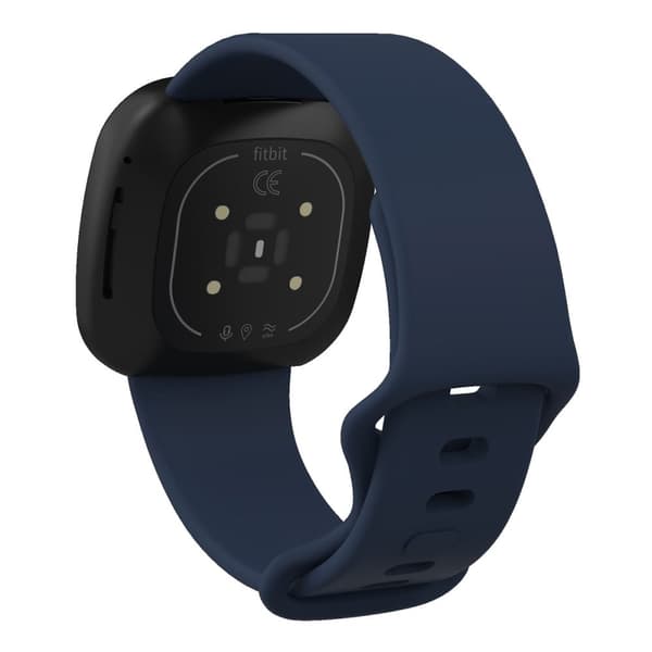 Fitbit Sense 2 / Versa 4 klockarmband i silikon - Marinblå Storlek: L Blå