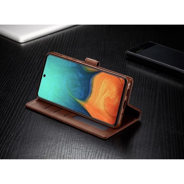 LC.IMEEKE Samsung Galaxy A31 Flip kotelot - Kahvi Brown