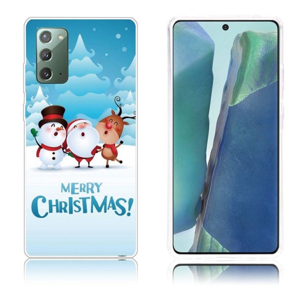 Juletaske til Samsung Galaxy Note 20 - Jule-Familiefoto White
