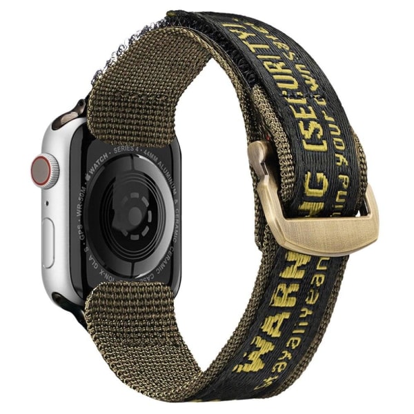 DUX DUCIS Apple Watch Series 8 (41mm) nylon-urrem - Militærgrøn Green