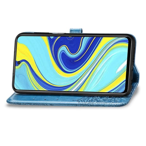 Mandala Xiaomi Redmi Note 9 Pro Max / 9 Pro / 9s Flippetui - Blå Blue