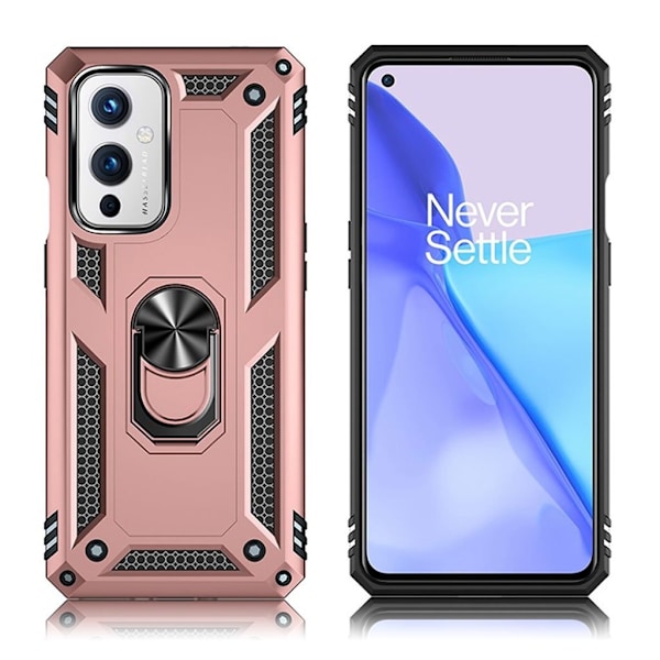 Bofink Combat OnePlus 9 deksel - Rose Gull Pink