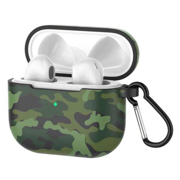 AirPods 3 colorful silicone pattern case - Camouflage Green Grön