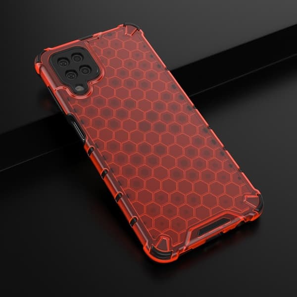 Bofink Honeycomb Samsung Galaxy A12 5G skal - Röd Röd