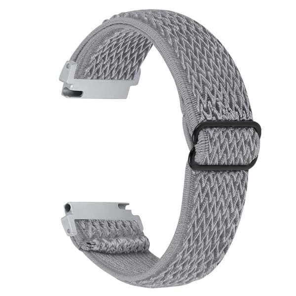 Amazfit GTR 47mm / Pace elastinen kellon hihna säädettävällä soljella - Harmaa Silver grey