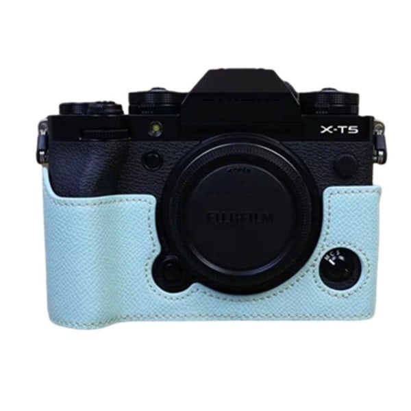 Fujifilm X-H2 læderbetræk til halvkroppen - Babyblå Blue
