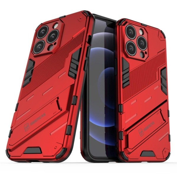 Stöttåligt iPhone 13 Pro Max hybridskal - Röd Röd