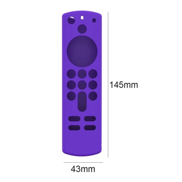 Amazon Fire TV Stick 4K (3rd) Y27 silikone controller cover - Li Purple