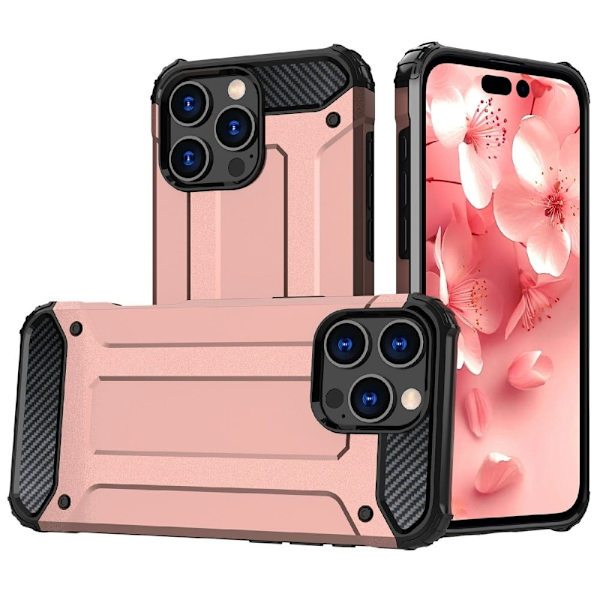 Armour Guard iPhone 16 Pro Max deksel - Rose Gull Pink