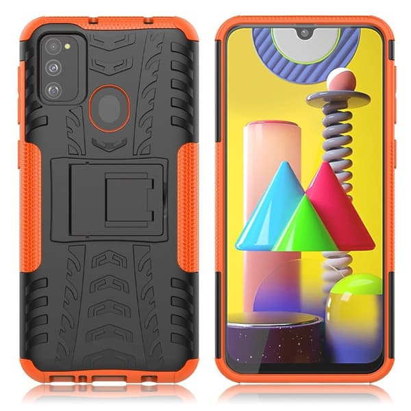 Offroad deksel - Samsung Galaxy M31 - Oransje Orange