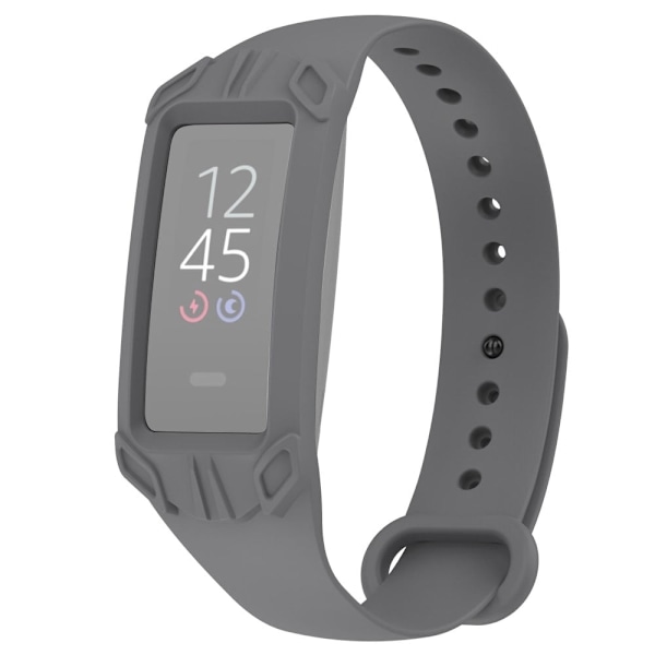 Amazon Halo View silikonikellon hihna suojakotelolla - Harmaa Silver grey