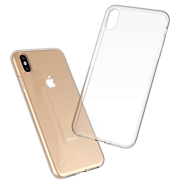 Ultratynt, gjennomsiktig etui for iPhone Xs Max Transparent