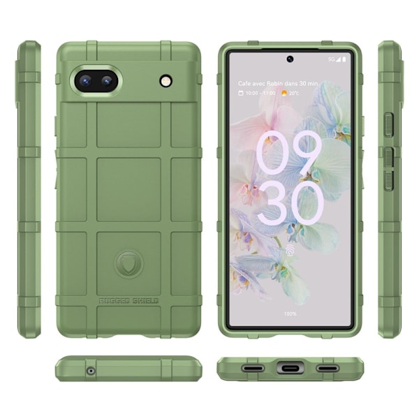 Rugged Shield Google Pixel 6a skal - Grön Grön