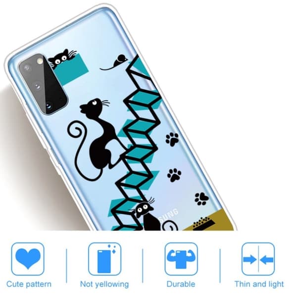 Deco Samsung Galaxy A41 Cover - Trapper Black