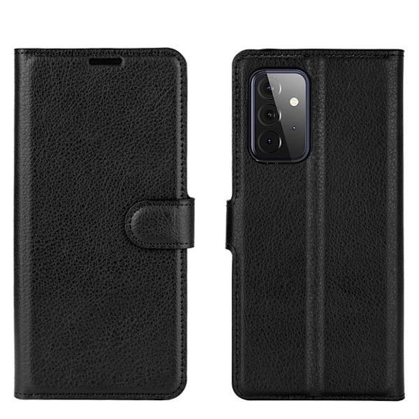 Classic Samsung Galaxy A72 5G Flip etui - Sort Black