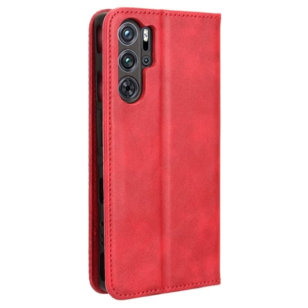 Bofink Vintage ZTE Red Magic 9 Pro / ZTE Red Magic 9 Pro Plus nahkakotelo - Punainen Red