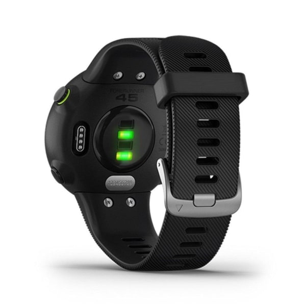 Garmin Forerunner 245 enkel silikone urrem - Sort Black